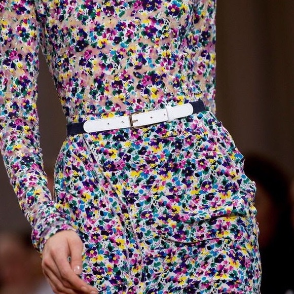 Nina Ricci Mini Pansy Print Co-ord Skirt Set - Picture 8 of 15